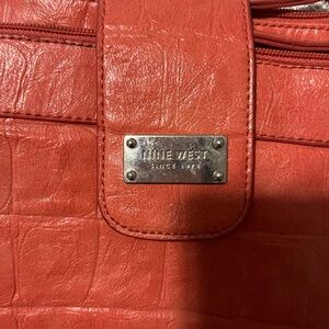 Nine West Textured Red Shoulder Bag